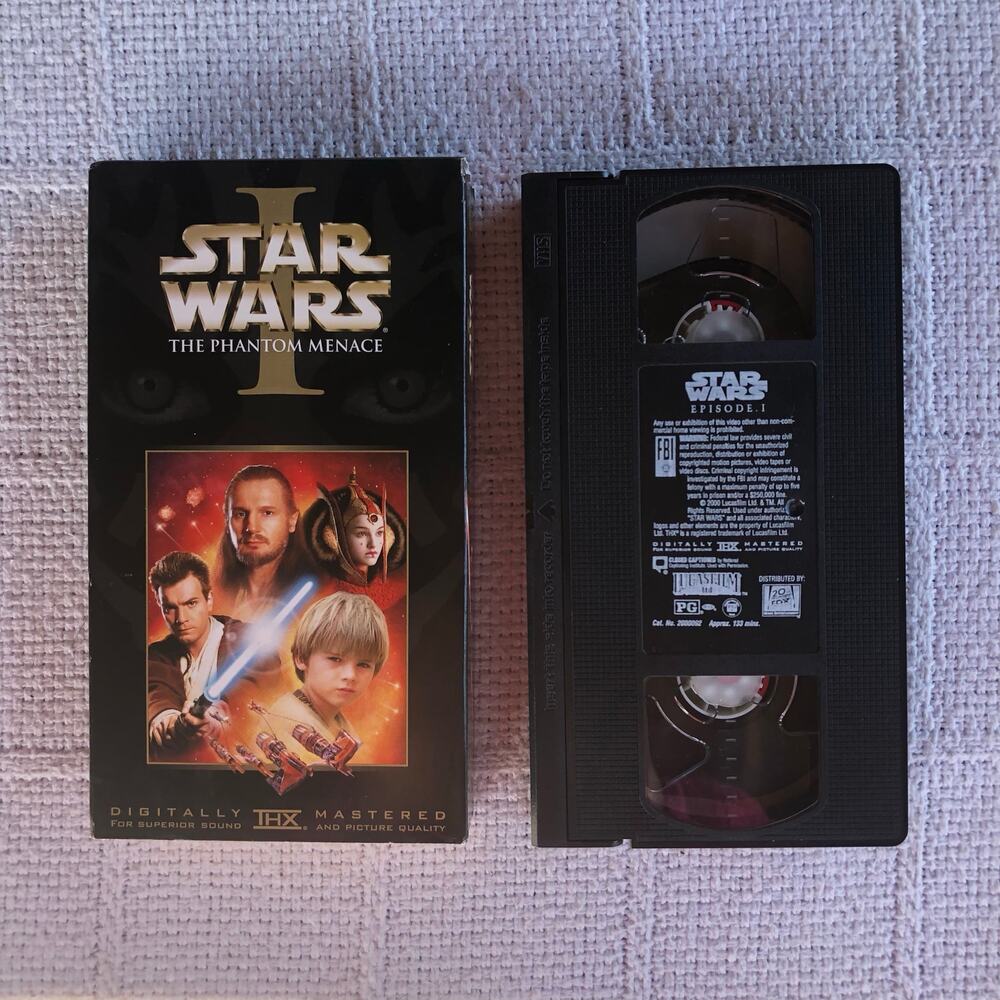 Star Wars the Phantom‎ Menace VHS 1999